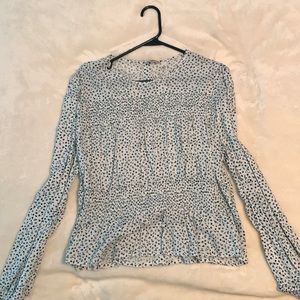 Cuffed long sleeve Versona blouse